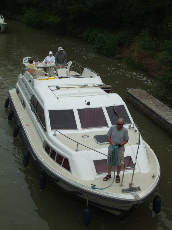 Canal du Midi between La Redorte and Trebes.