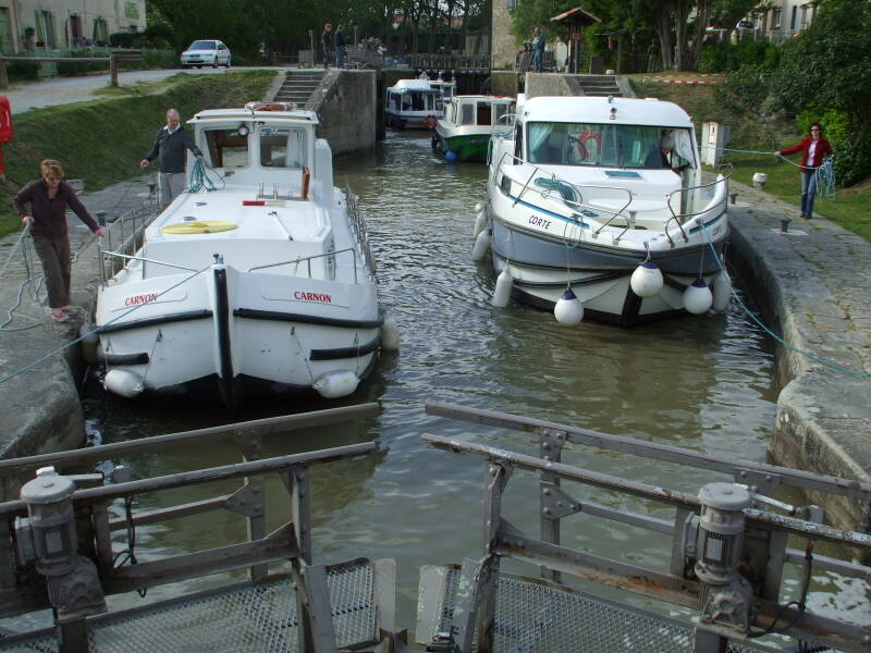 Canal du Midi between La Redorte and Trèbes.