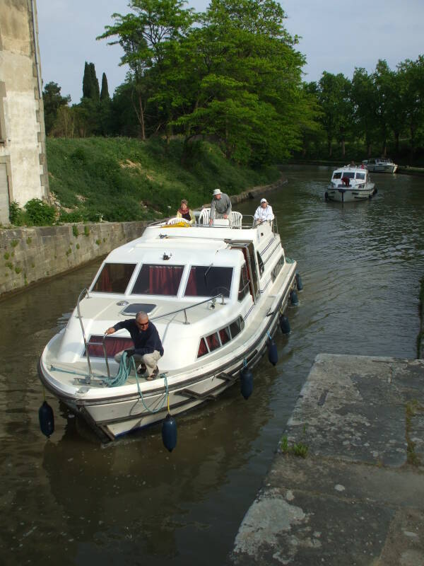 Canal du Midi between La Redorte and Trèbes.