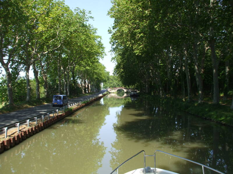 On the Canal du Midi between Le Somail and La Redorte.