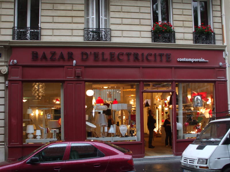 Bazar d'Électricité, a shop in Paris.