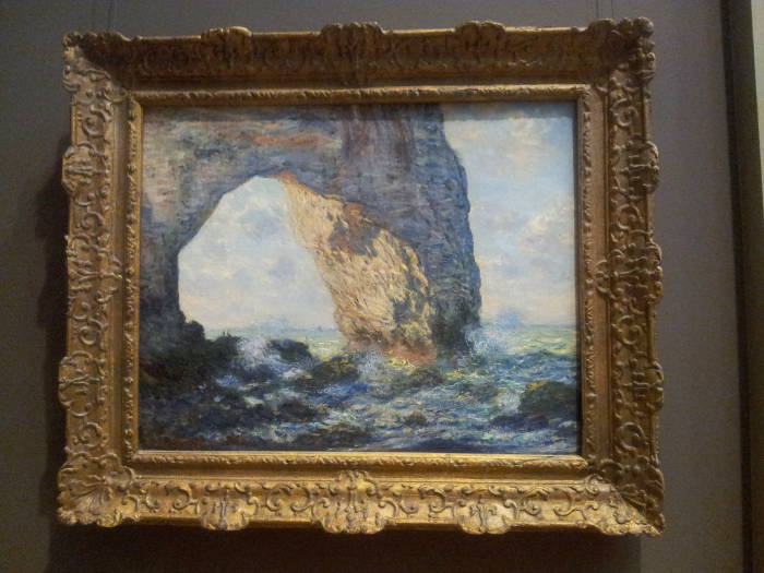 Claude Monet, 'The Manneporte (Étretat)', 1883, in the Metropolitan Museum of Art in New York.