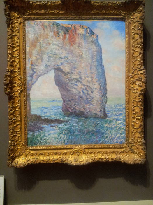 Claude Monet, 'The Manneporte near Étretat', 1886, in the Metropolitan Museum of Art in New York.