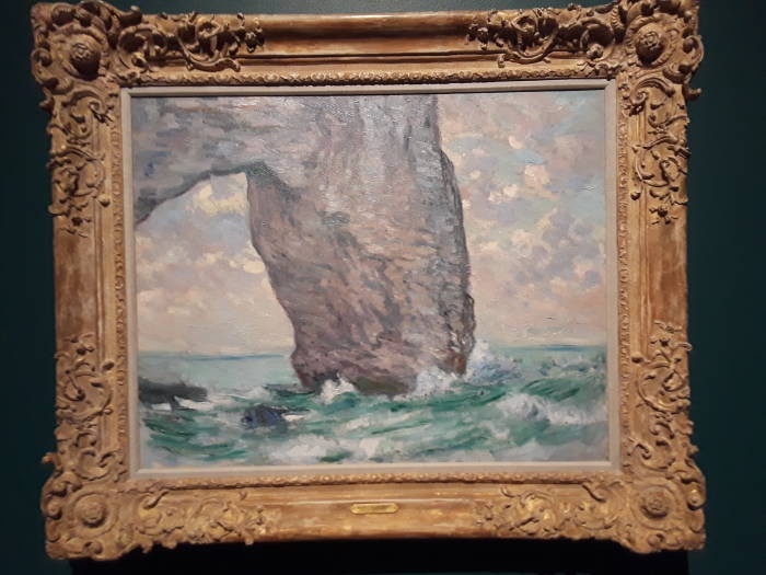 Claude Monet, 'The Manneporte Seen from the East', 1883, from the Isabelle and Scott Black collection.