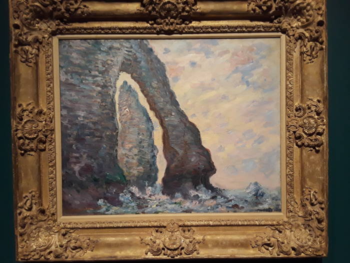Claude Monet, 'The Rock Needle Seen through the Porte d'Aval, Étretat', 1885-1886, from a private collection.
