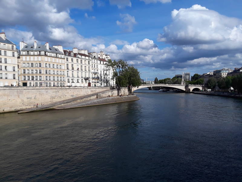 Crossing the Seine