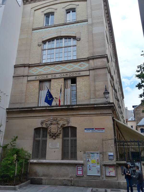 School in the 3rd arrondissement in Paris.