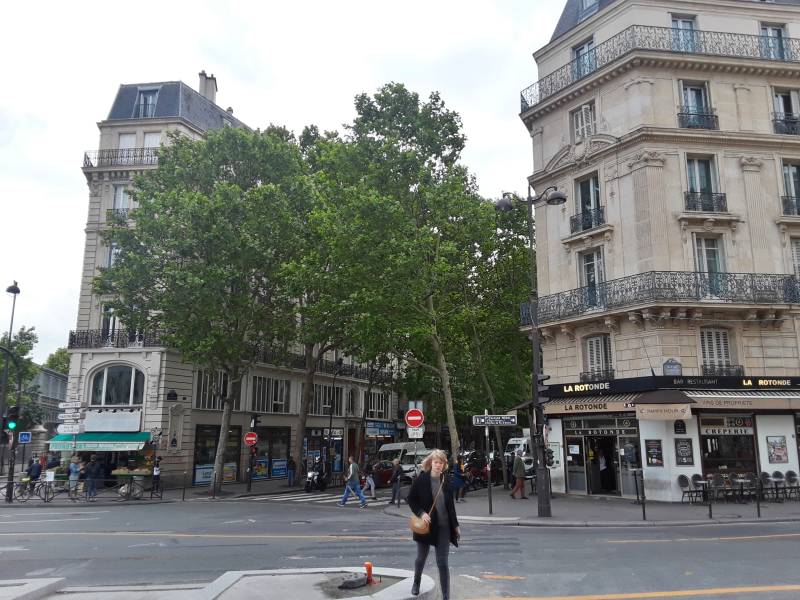 Gare du Nord area in Paris.