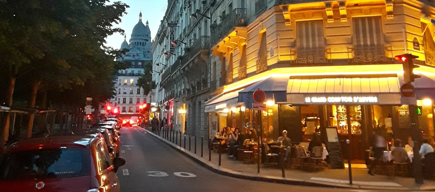 A distinctively Parisian neighborhood at the base of Montmartre.