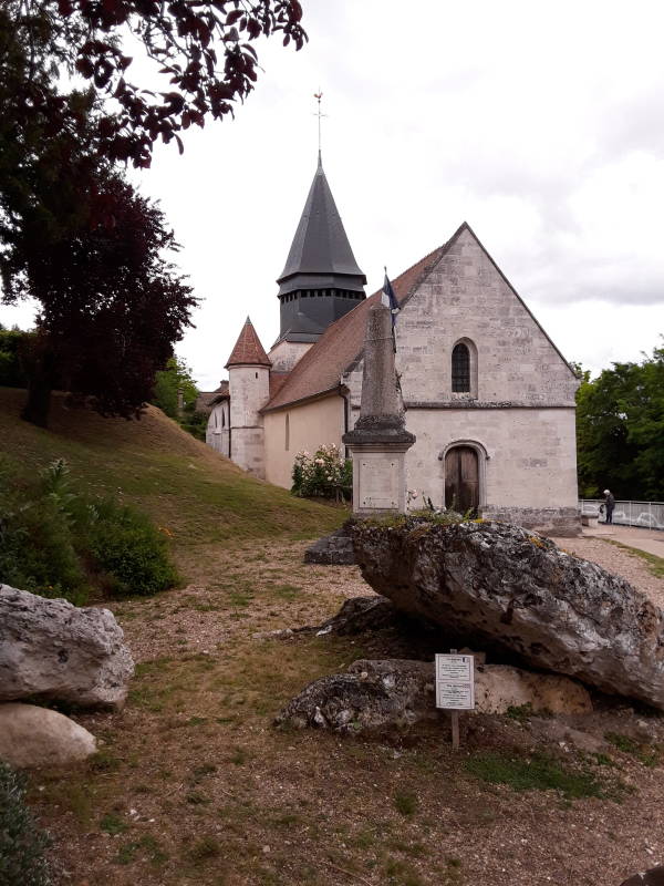 Neolithic dolmen near Claude Monet's home at Giverny