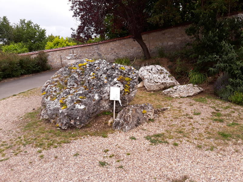 Neolithic dolmen near Claude Monet's home at Giverny