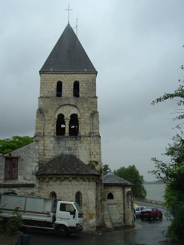 Old church in Chênehutte-les-Tuffeaux along the Loire river.