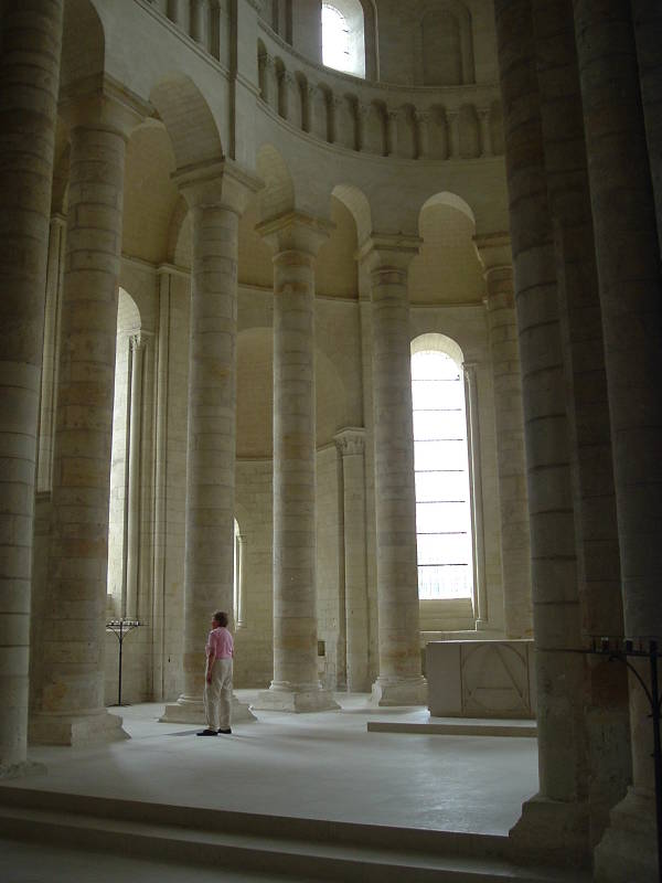 Altar area of Fontevraud Abbey