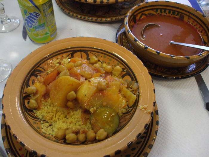 Couscous restaurant in the Arab markets south of La Canebière.