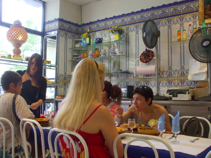 Couscous restaurant in the Arab markets south of La Canebière.