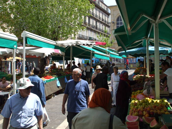Arab markets south of La Canebière.