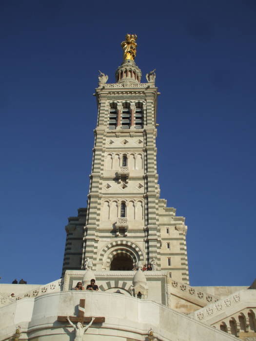 Nôtre Dame de la Garde above Marseille.