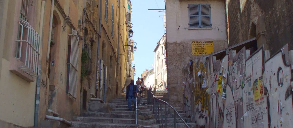 Le Panier district in Marseille.