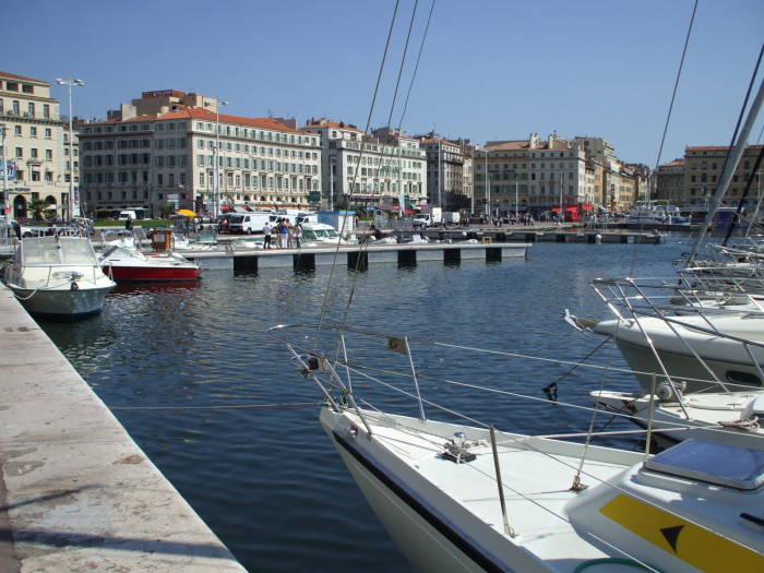 Le Vieux Port, the Old Port of Marseille.