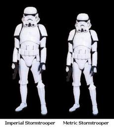 Imperial Stormtrooper and Metric Stormtrooper.