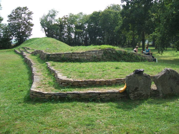 Megalithic tomb structure near Reviers.
