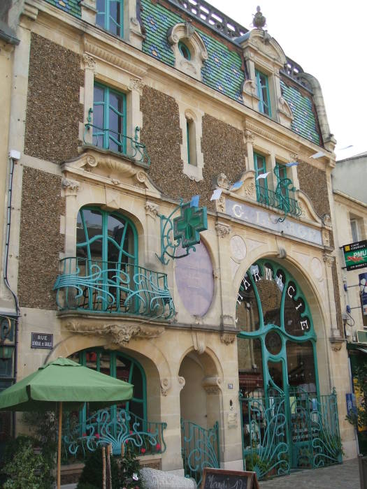 Art Nouveau architecture in Douvres-la-Délivrande.