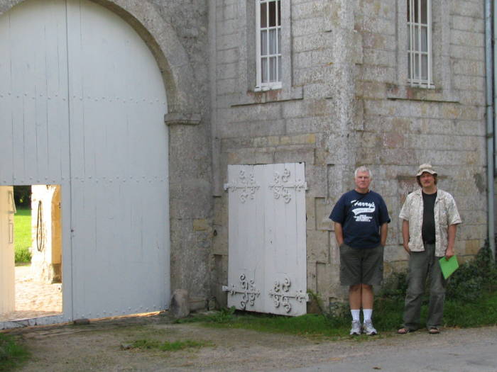 Brécourt Manor, just inland of Utah Beach.  Large arched doorway opening into the barn yard.