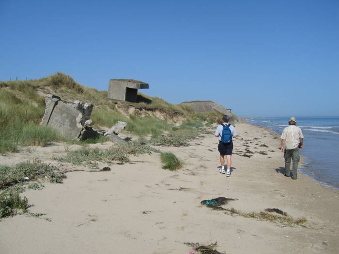 The WN8 German bunker on Utah Beach.