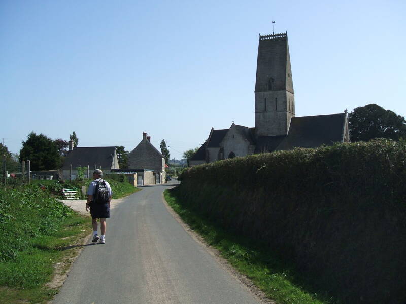 The Norman village of Turqville between Utah Beach and Sainte-Mère-Église.