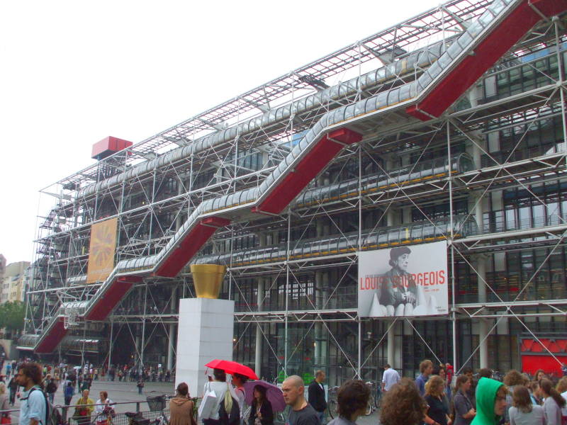 Centre Georges Pompidou, the National Modern Art Museum in Paris.