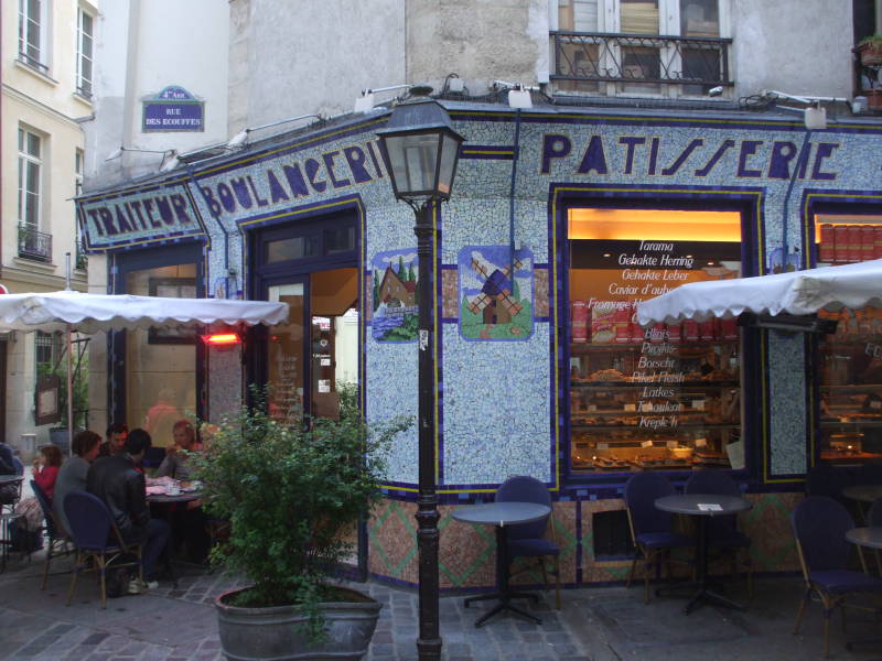 Small shop in the Pletzl in the Marais district of Paris.
