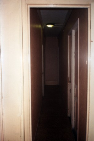 The hallway in Jim Morrison's hotel in Paris, l'Hôtel de Médicis.