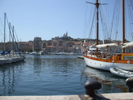 Vieux Port, the Old Port in Marseille.