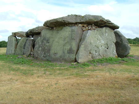 Megalithic structure near Saumur in western France.