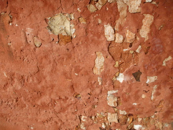 Ochre-pigmented walls in Roussillon.