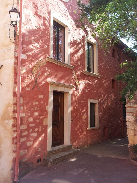 Shady lane in Roussillon.