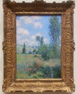 Claude Monet's 'View of Vétheuil' (1880) at the Metropolitan Museum of Art in New York.