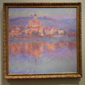 Claude Monet's 'Vétheuil' (1901) at the Chicago Art Institute.