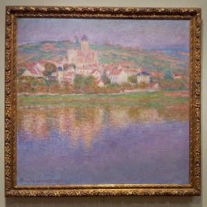 Claude Monet's 'Vétheuil' (1901) at the Chicago Art Institute.