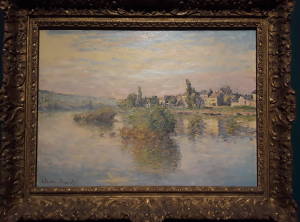 Claude Monet's 'Banks of the Seine at Lavacourt' (1879) at the Frick Art and Historical Center, Pittsburg, Pennsylvania.