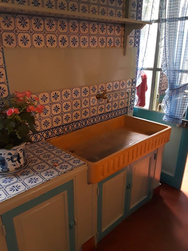 Claude Monet's kitchen at Giverny.