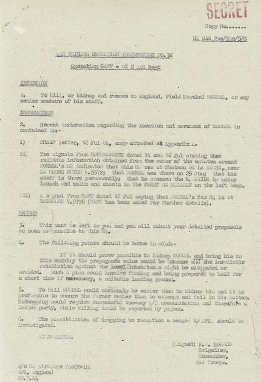 Order for Operation GAFF, from https://commons.wikimedia.org/wiki/File:19440720-Op_GAFF_J35_CONOP-McLEOD-MS.jpg