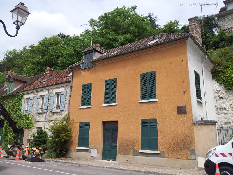 Claude Monet's home in Vétheuil.