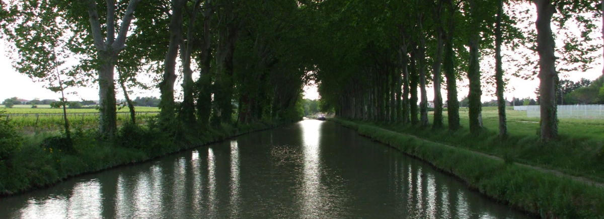Canal du Midi in southern France.