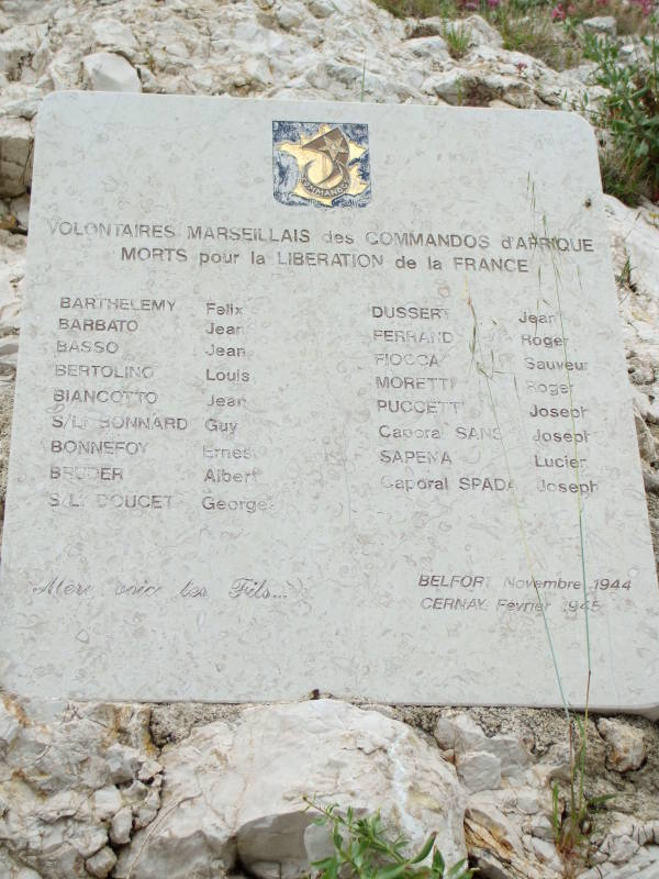 World War II memorial in Marseille.