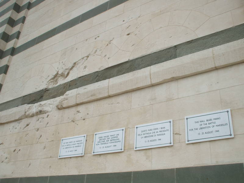 World War II memorial in Marseille.