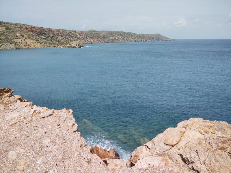 Bay of Itanos, ancient Greek port city near the northeastern tip of Crete.