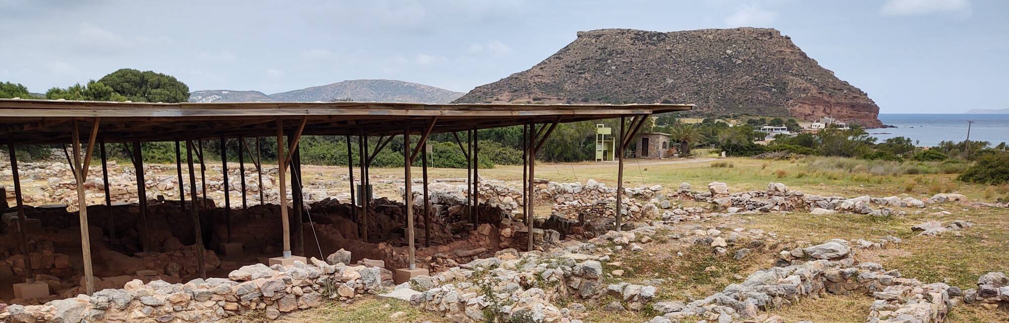 IMAGE: The Palaikastro outcropping near the Roussolakkos Minoan settlement.
