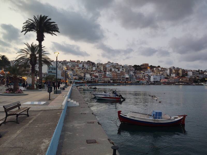 Waterfront in Sitia.