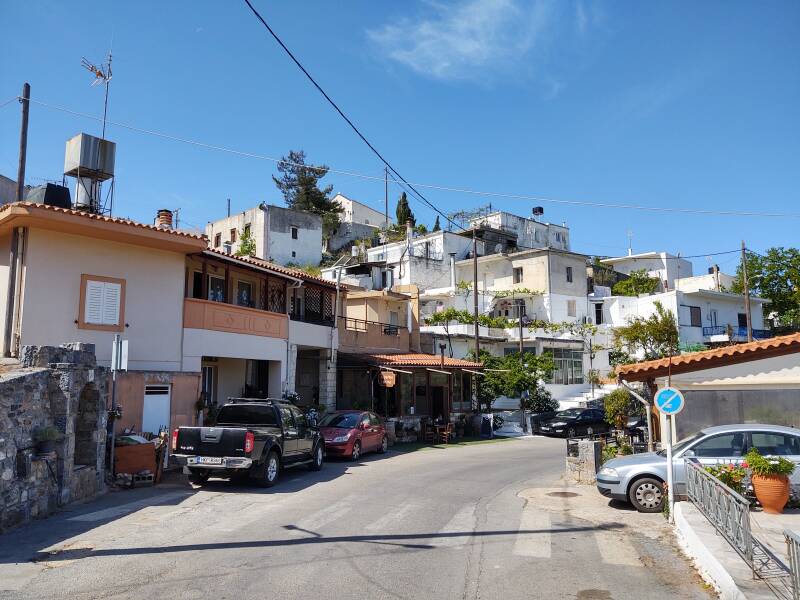 Damasta village in Crete.